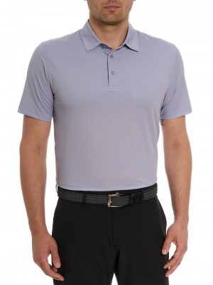 Grey Robert Graham Hyde Performance Polo | 948652AHR