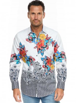 Multi Robert Graham Garden Gala Long Sleeve Button Down Shirt | 438725ZQB