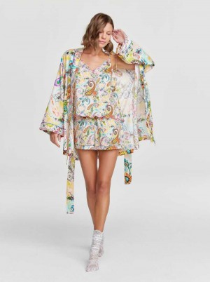 Multi Robert Graham Paisley Robe | 947082LZF