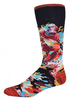 Navy Robert Graham Kinghtsbridge Sock | 058461UOB