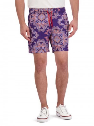 Purple Robert Graham Loki Swim | 143689OAB