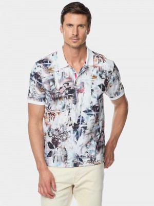 White Robert Graham Iver Polo | 824673FXT