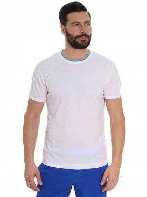 White Robert Graham Pickle Passion T-shirt | 728590ADH